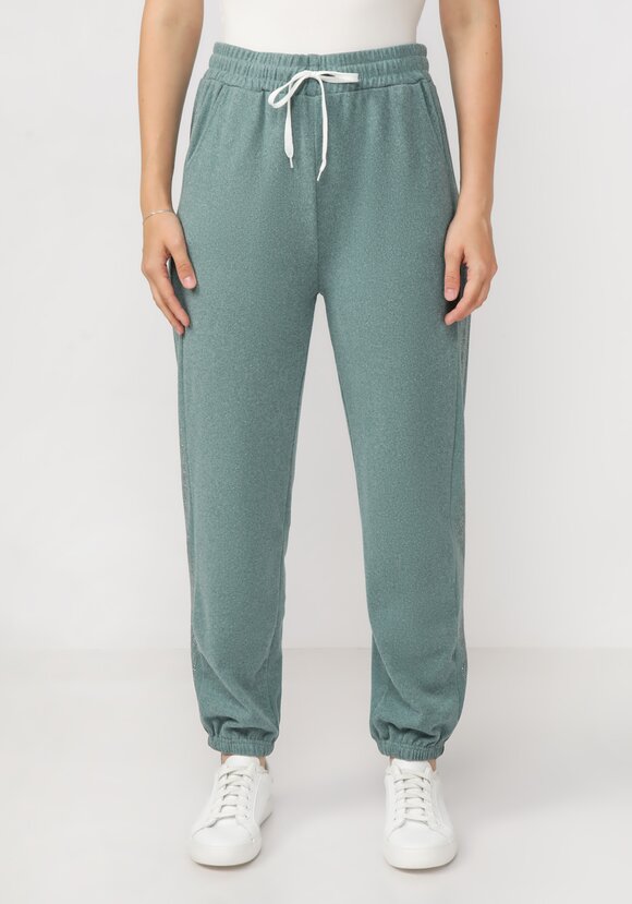 Спортивные брюки велюровые шир.  580, рис. 27