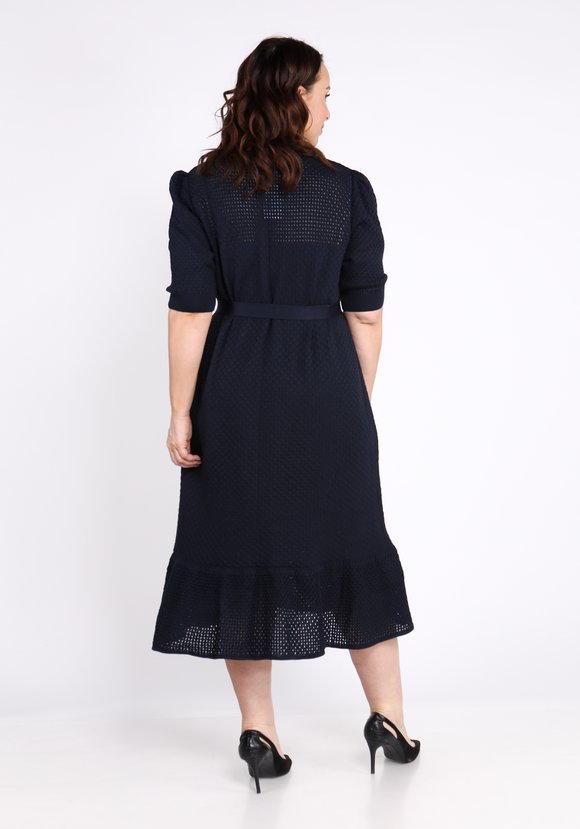 Платье ажурное с воланом по низу шир.  580, рис. 13