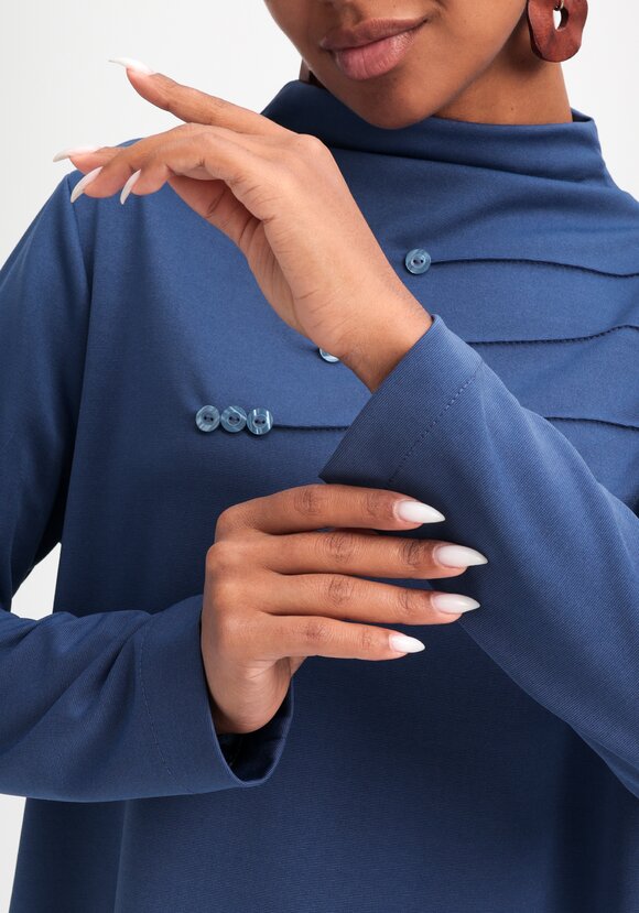 Туника свободного кроя с декором на груди шир.  580, рис. 7