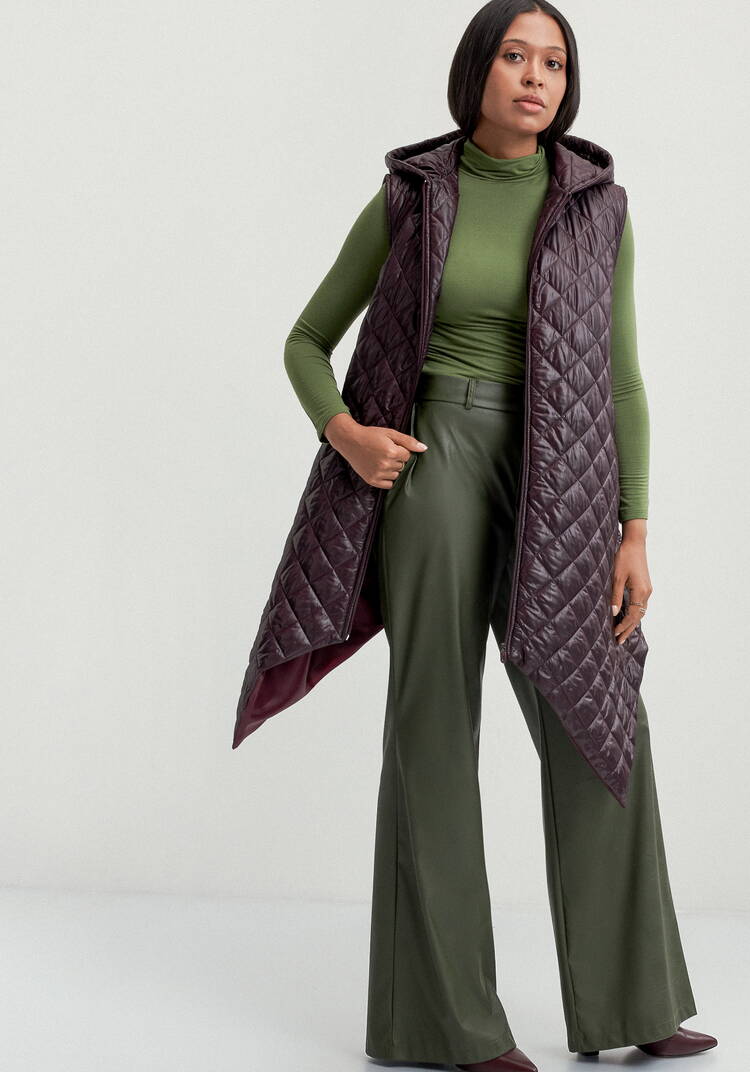 Жилет стёганый с ассиметричным низом шир.  750, рис. 10