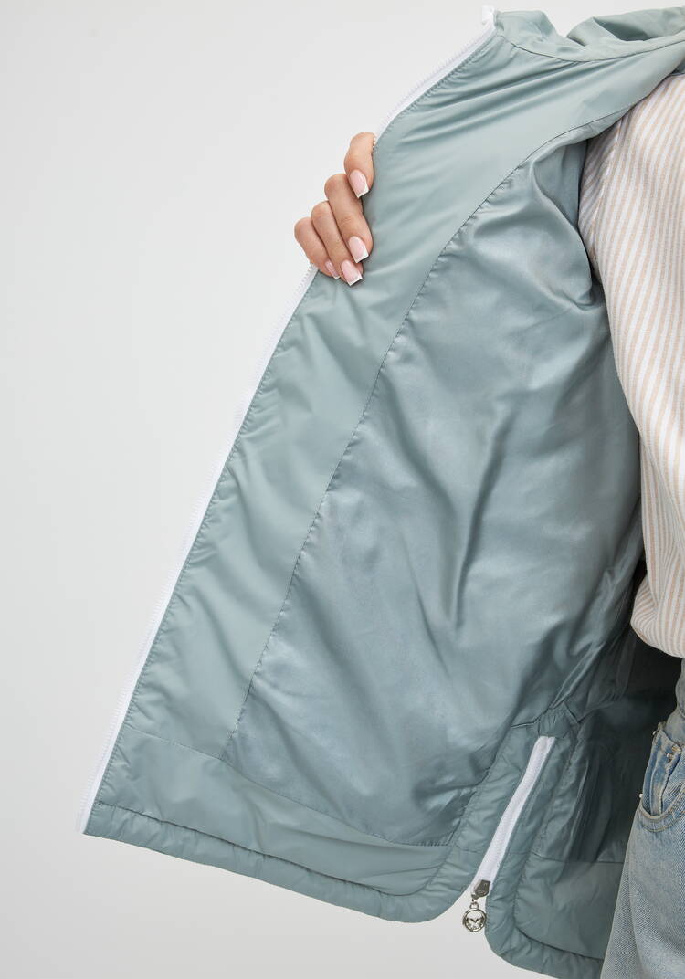 Куртка с контрастной молнией Вероника шир.  750, рис. 20