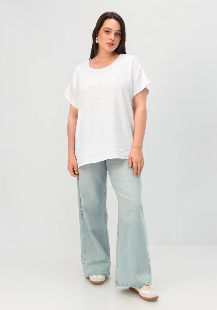 Блуза базовая со спущенной линией плеча шир.  750, рис. 10