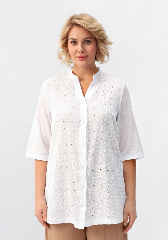 Рубашка из хлопка с шитьем шир.  580, рис. 4