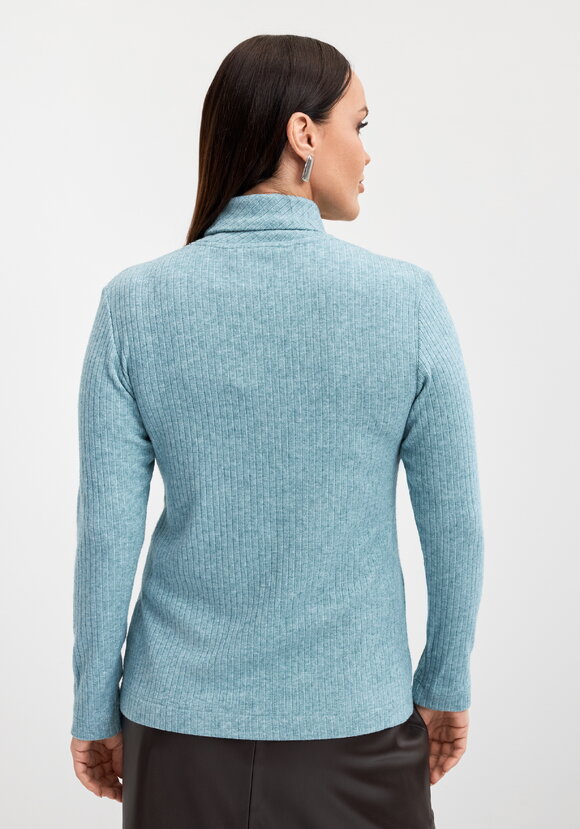 Джемпер с вывязанными косами Камалия шир.  580, рис. 3