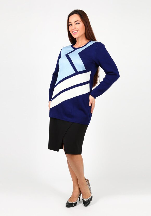 Туника с геометрическим рисунком шир.  580, рис. 2