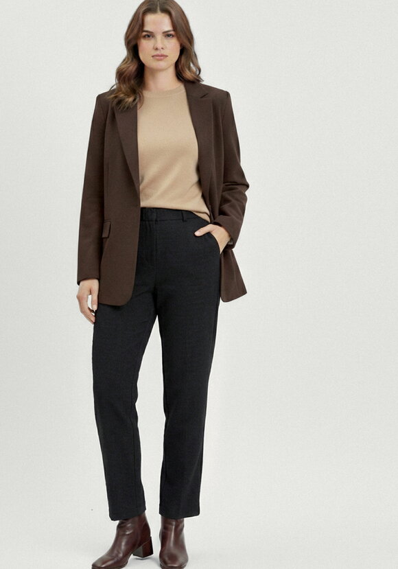 Брюки классические зауженные шир.  580, рис. 1