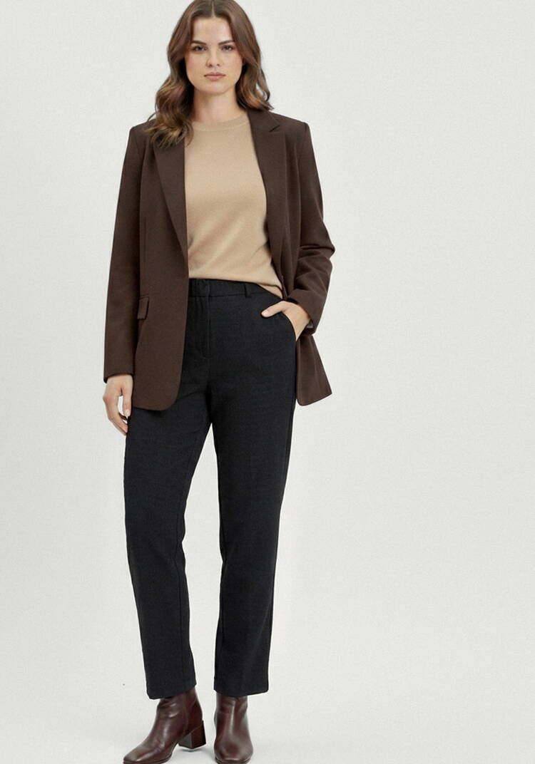 Брюки классические зауженные шир.  750, рис. 1