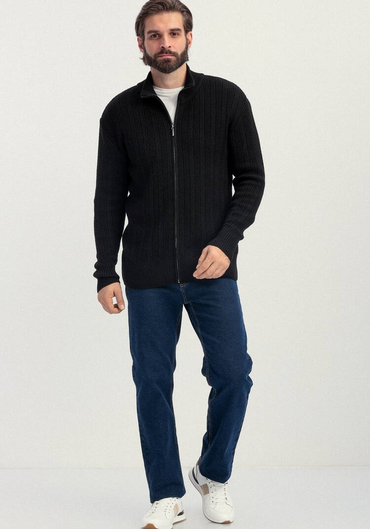 Кардиган на молнии с воротником-стойкой шир.  750, рис. 7