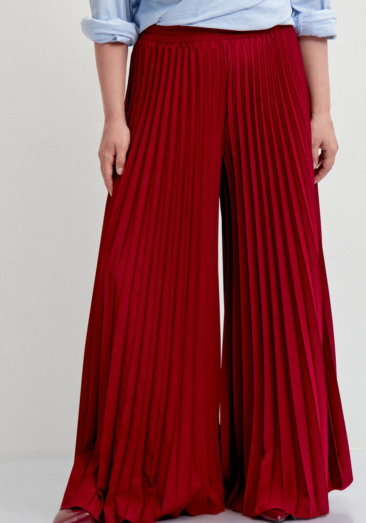 Брюки гофре с декоративным поясом шир.  750, рис. 18