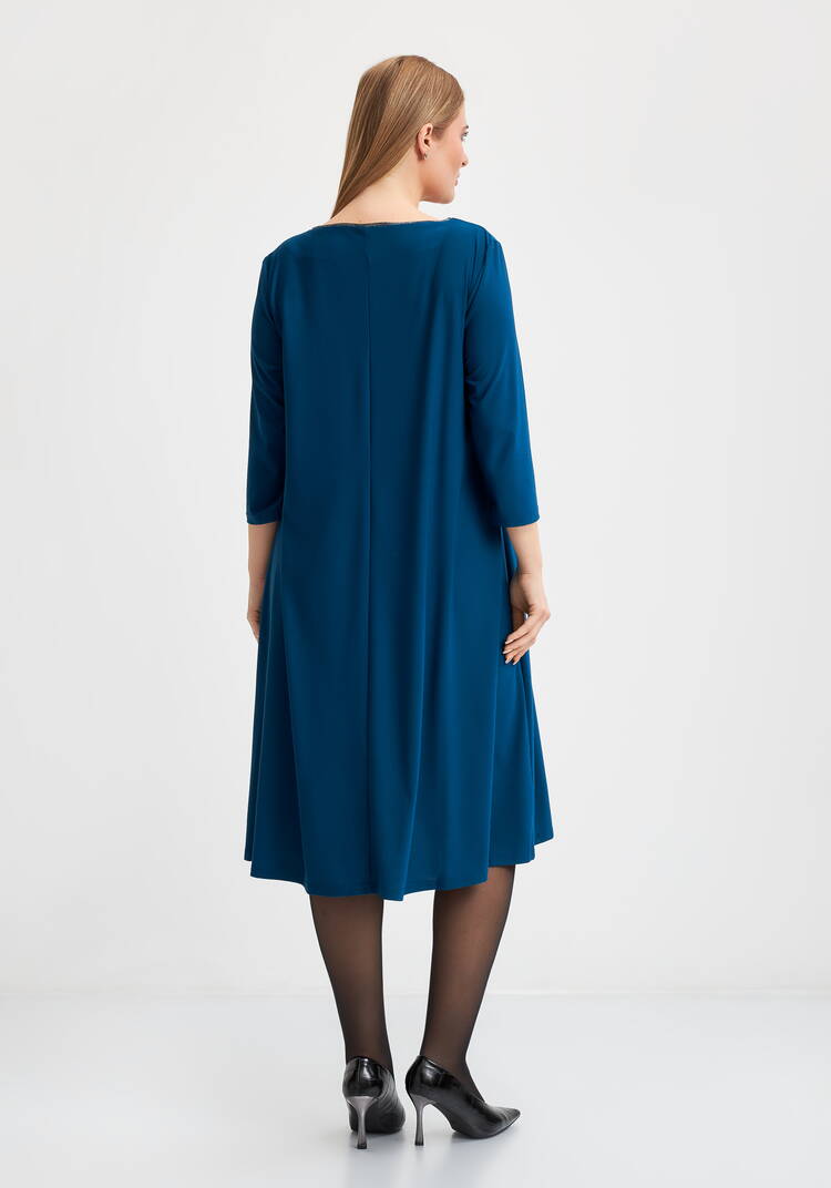 Платье с тесьмой из страз шир.  750, рис. 8