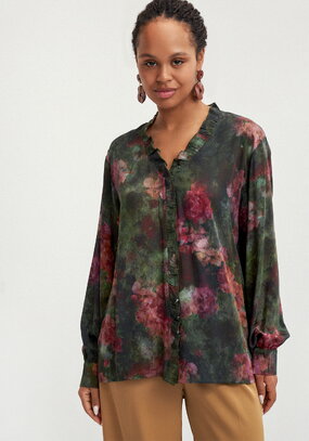 Блуза с потайной застежкой