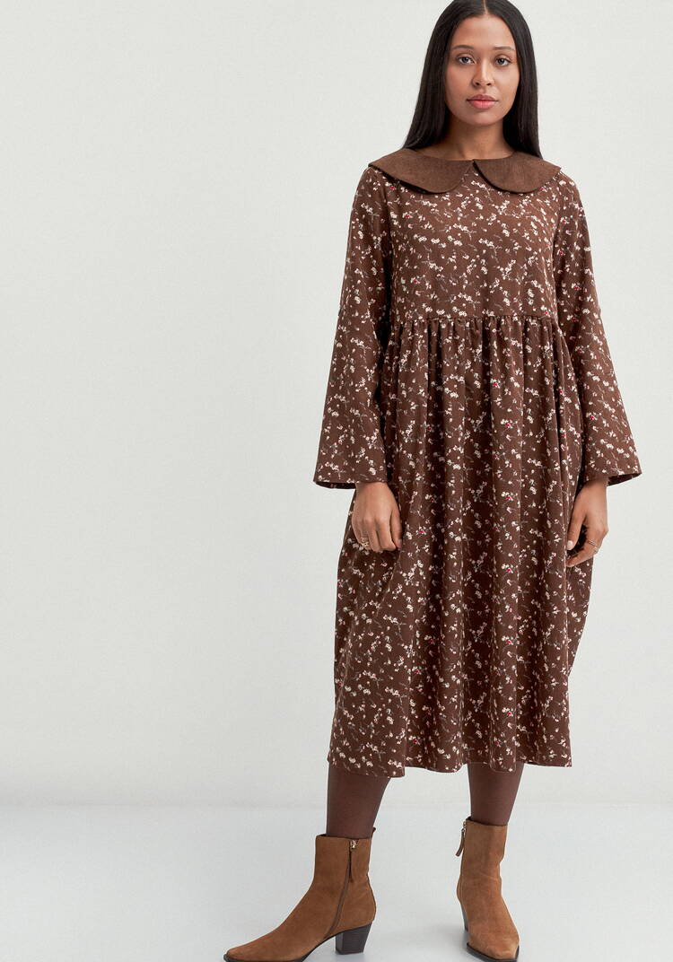 Платье оверсайз с круглым воротником шир.  750, рис. 13