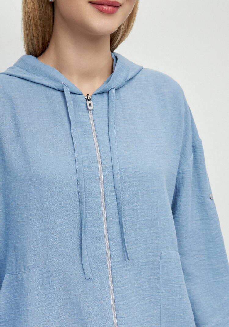 Пыльник изо льна на молнии шир.  750, рис. 14