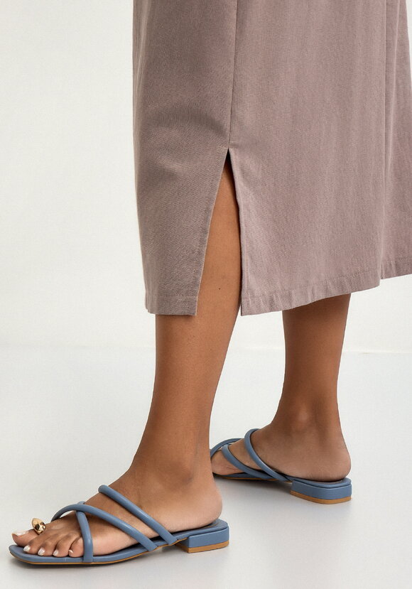 Юбка изо льна свободного кроя шир.  580, рис. 14