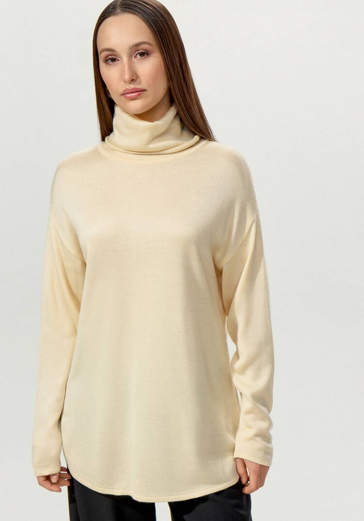 Удлиненная туника с воротником хомут шир.  750, рис. 11