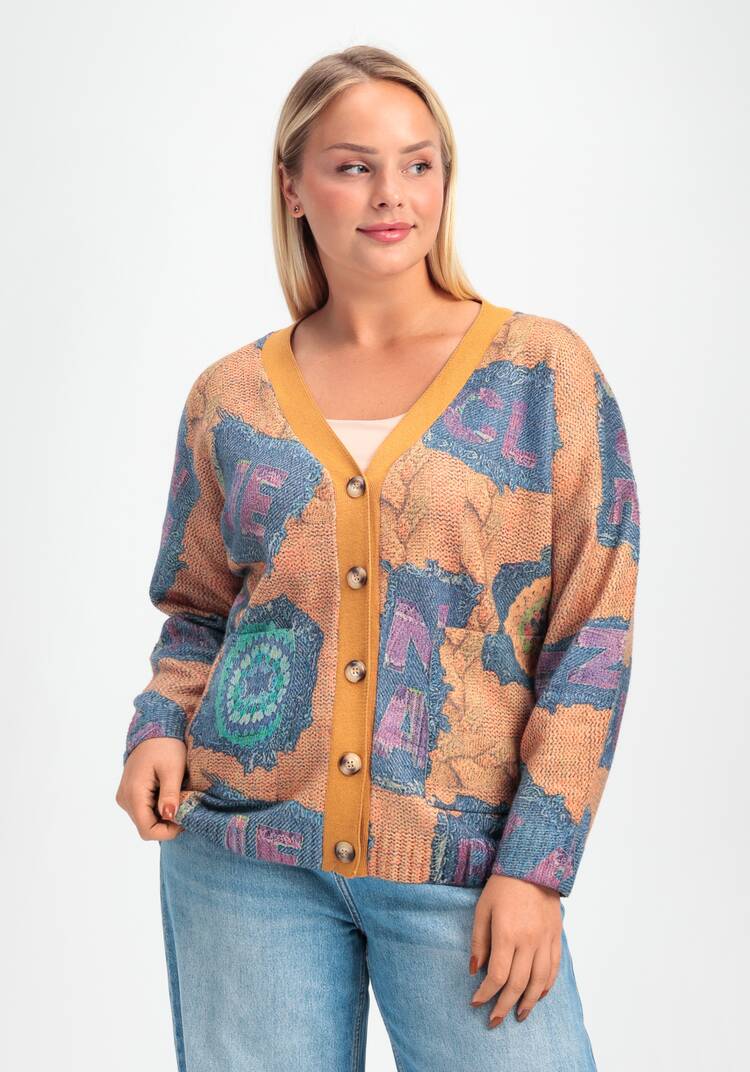 Кардиган на пуговицах Вивьен шир.  750, рис. 12