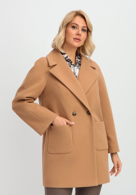 Пальто на подкладе однобортное шир.  580, рис. 13