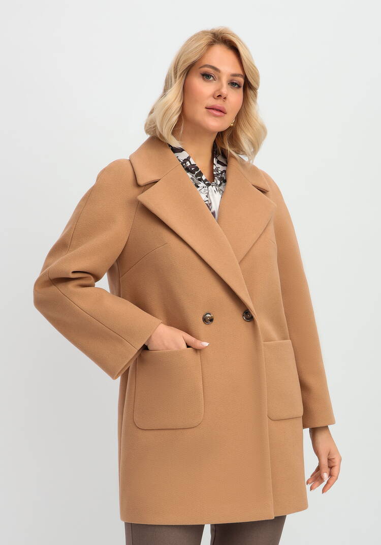 Пальто на подкладе однобортное шир.  750, рис. 13