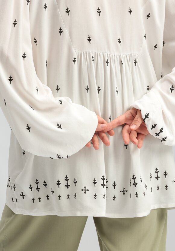 Блуза в стиле бохо шир.  580, рис. 5