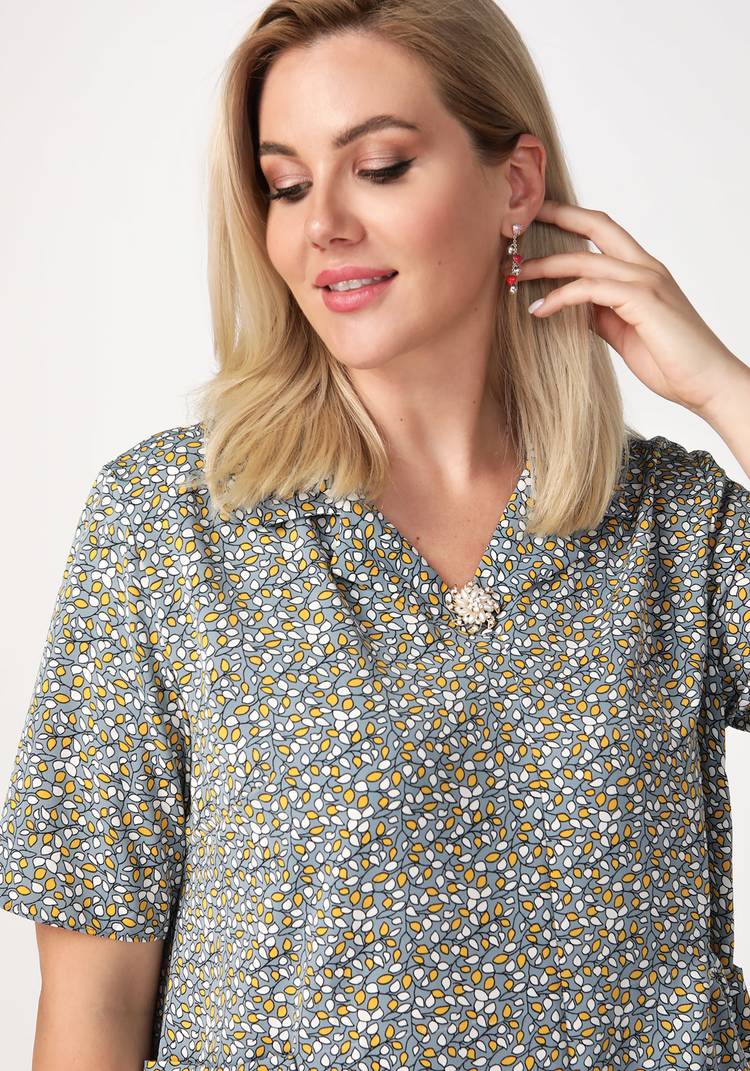 Блуза Прямой взгляд шир.  750, рис. 4