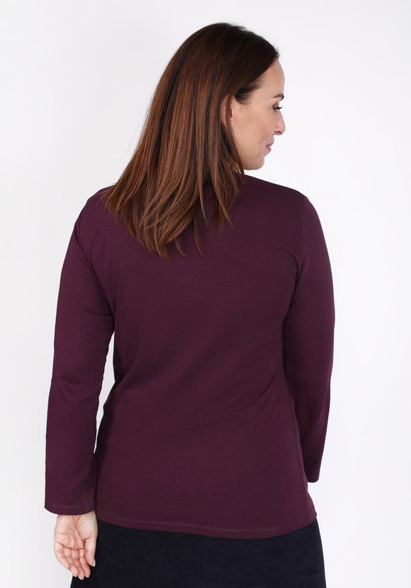 Лонгслив с округлым вырезом на кнопках шир.  580, рис. 6