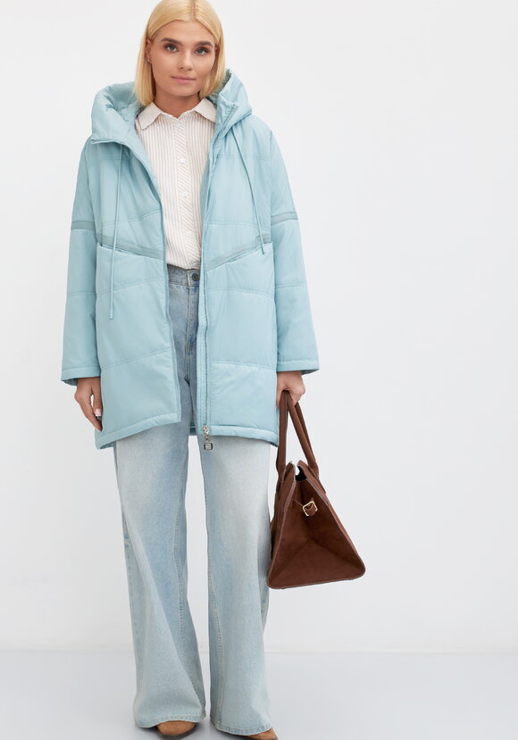 Куртка свободного кроя на молнии Белла шир.  580, рис. 1