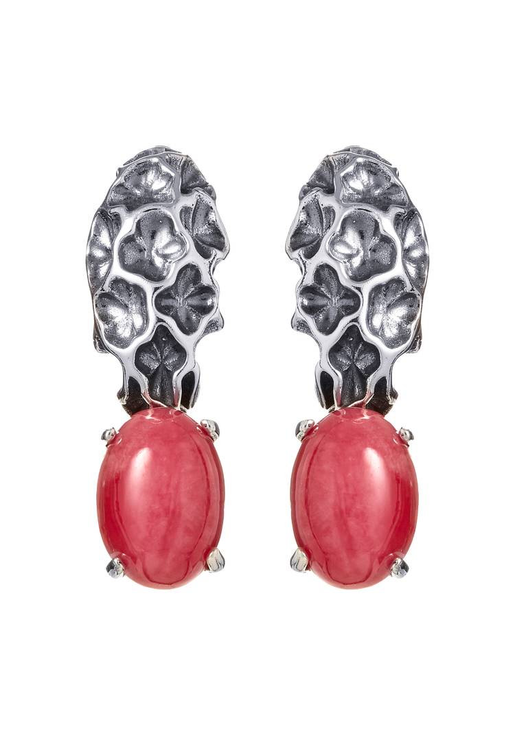 Серьги Аленький цветочек шир.  750, рис. 1