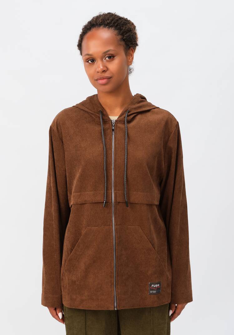 Куртка вельветовая с капюшоном шир.  750, рис. 21