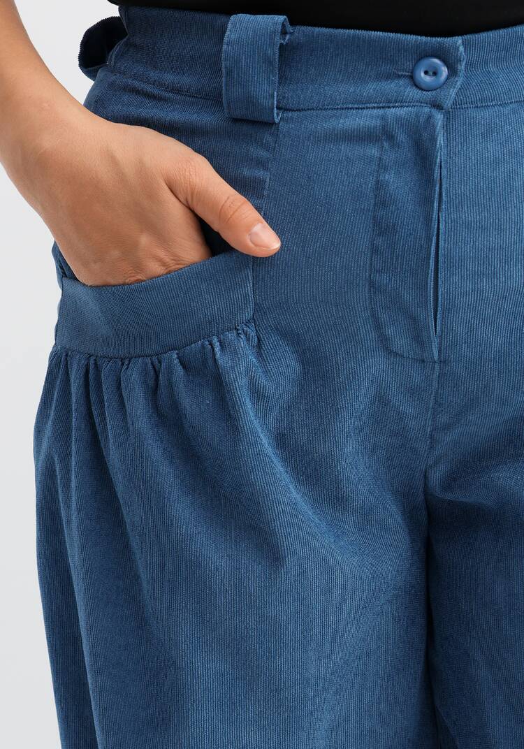 Брюки-бананы с манжетами по низу шир.  750, рис. 38