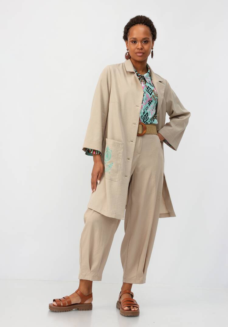 Кардиган с принтом на пуговицах шир.  750, рис. 10