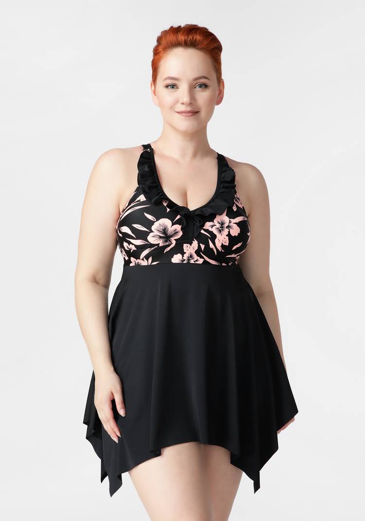 Купальник раздельный: шорты + топ шир.  750, рис. 22