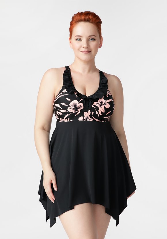 Купальник раздельный: шорты + топ шир.  580, рис. 22