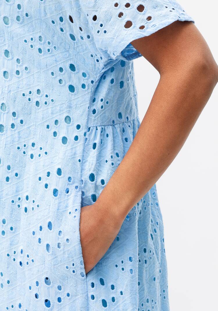 Платье ажурное с воланом шир.  750, рис. 5