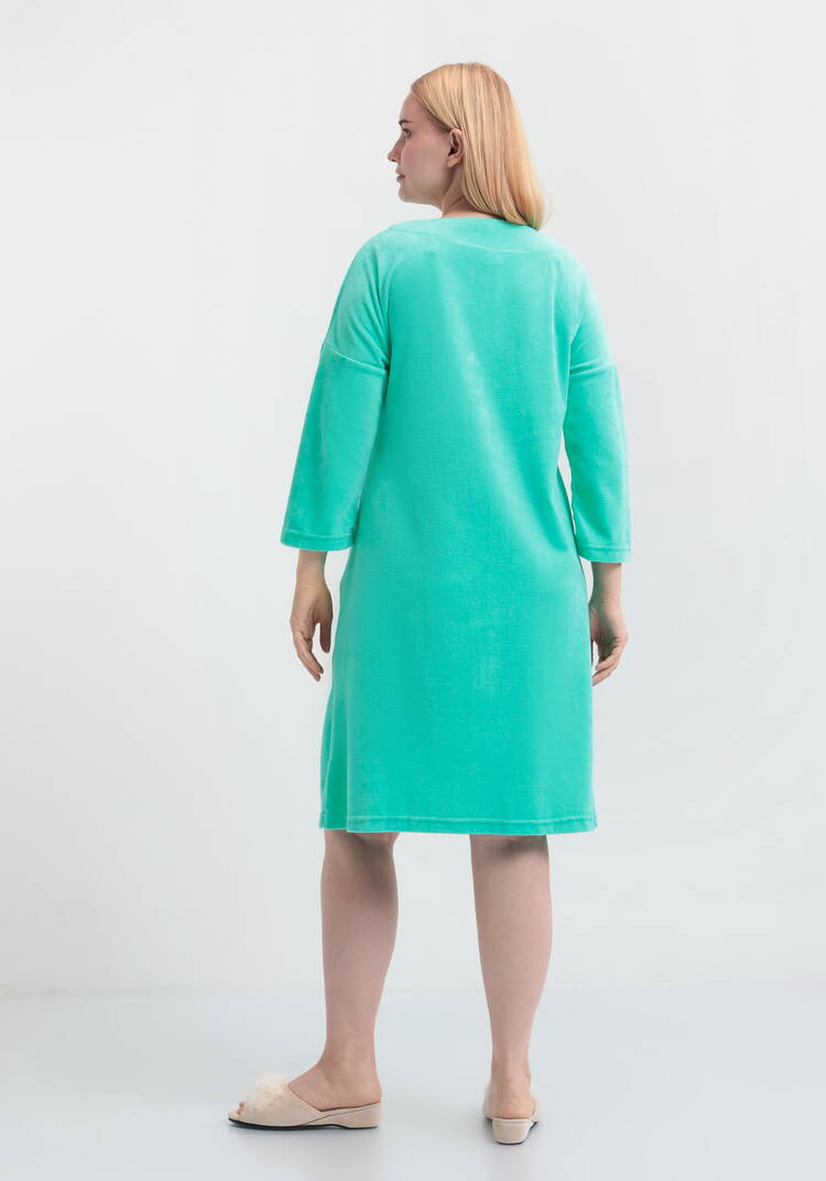 Халат домашний Мягкий велюр шир.  750, рис. 9