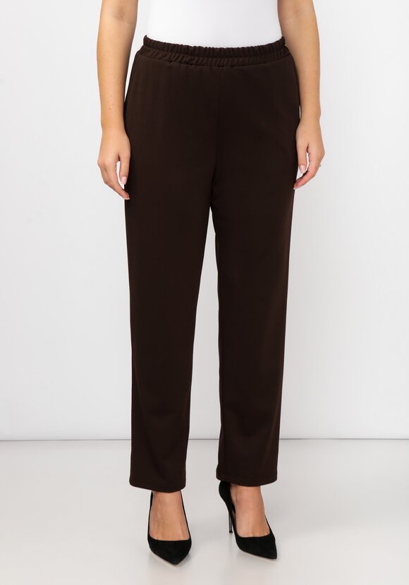 Брюки прямого кроя с карманами на резинке шир.  580, рис. 4