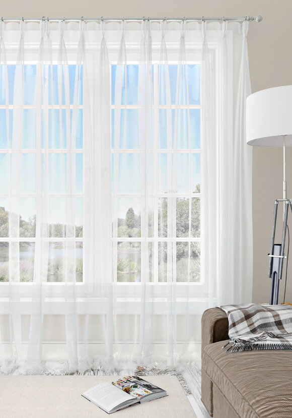 Тюль-вуаль однотонный шир.  580, рис. 5