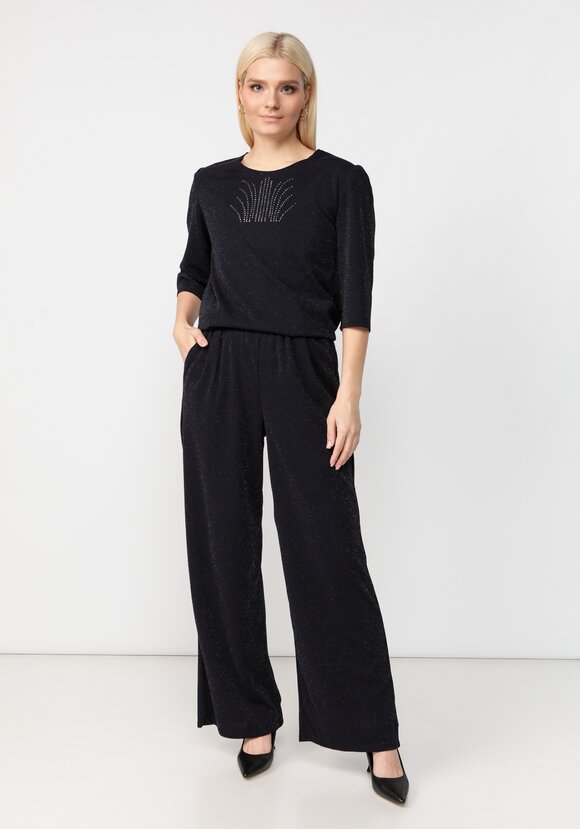 Брюки свободного кроя с метанитью шир.  580, рис. 2