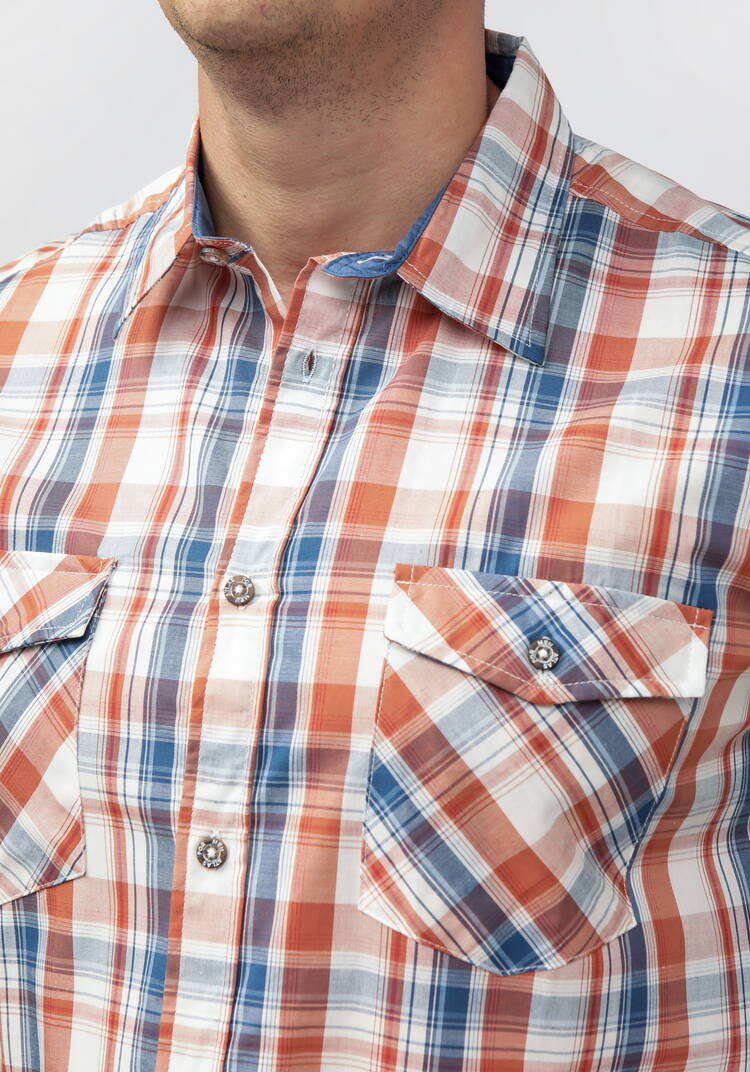 Рубашка в клeтку Дэвид шир.  750, рис. 5