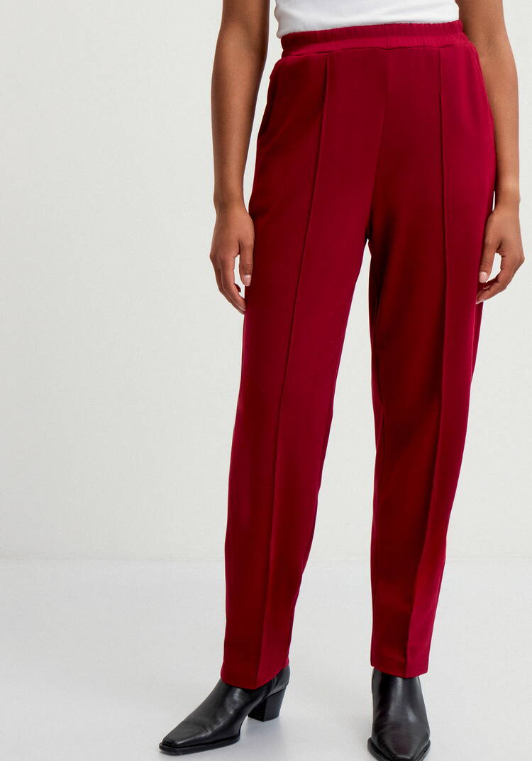 Брюки трикотажные со стрелками шир.  750, рис. 20