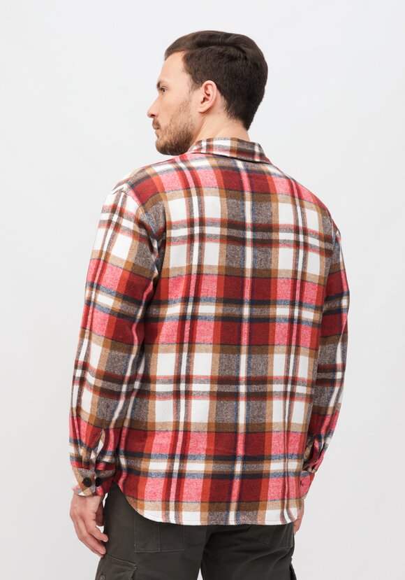 Рубашка хлопковая в клетку шир.  580, рис. 14