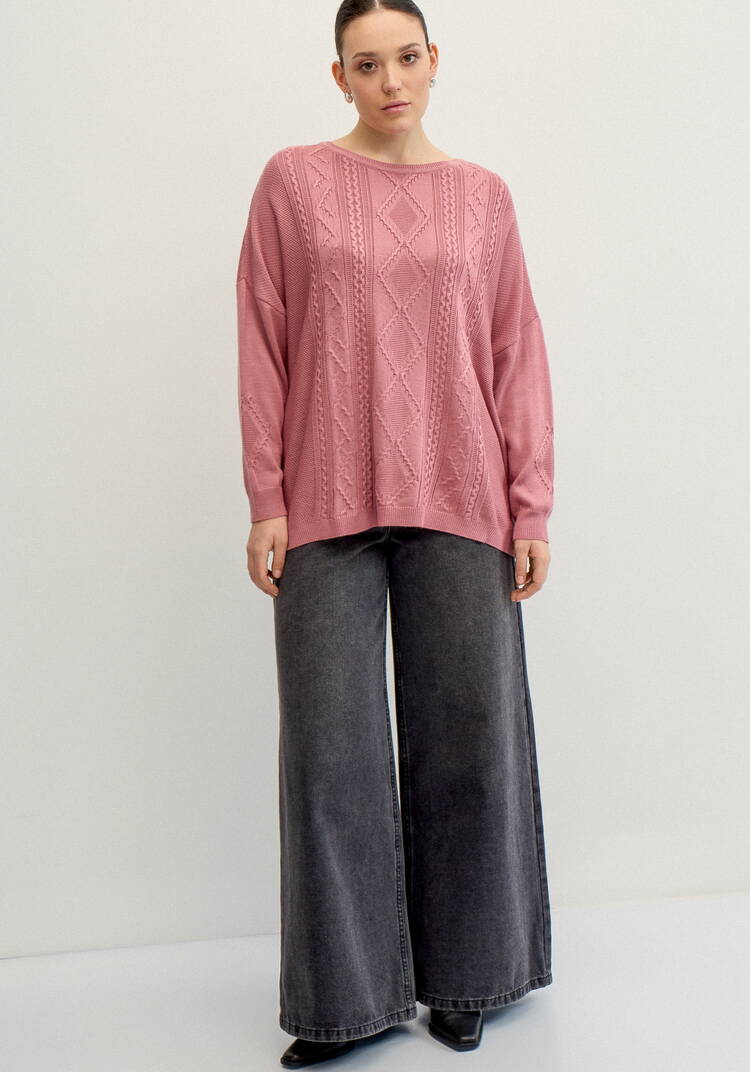 Джемпер женский свободного облегания шир.  750, рис. 3