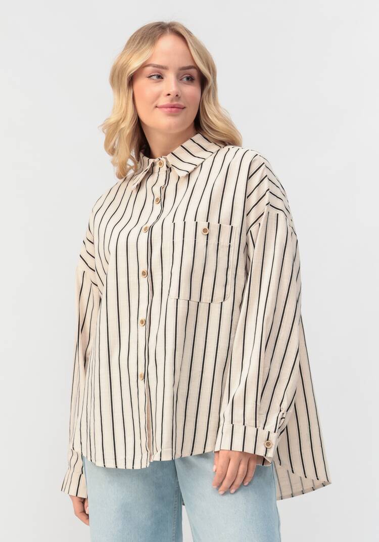 Рубашка Гвен в полоску шир.  750, рис. 9