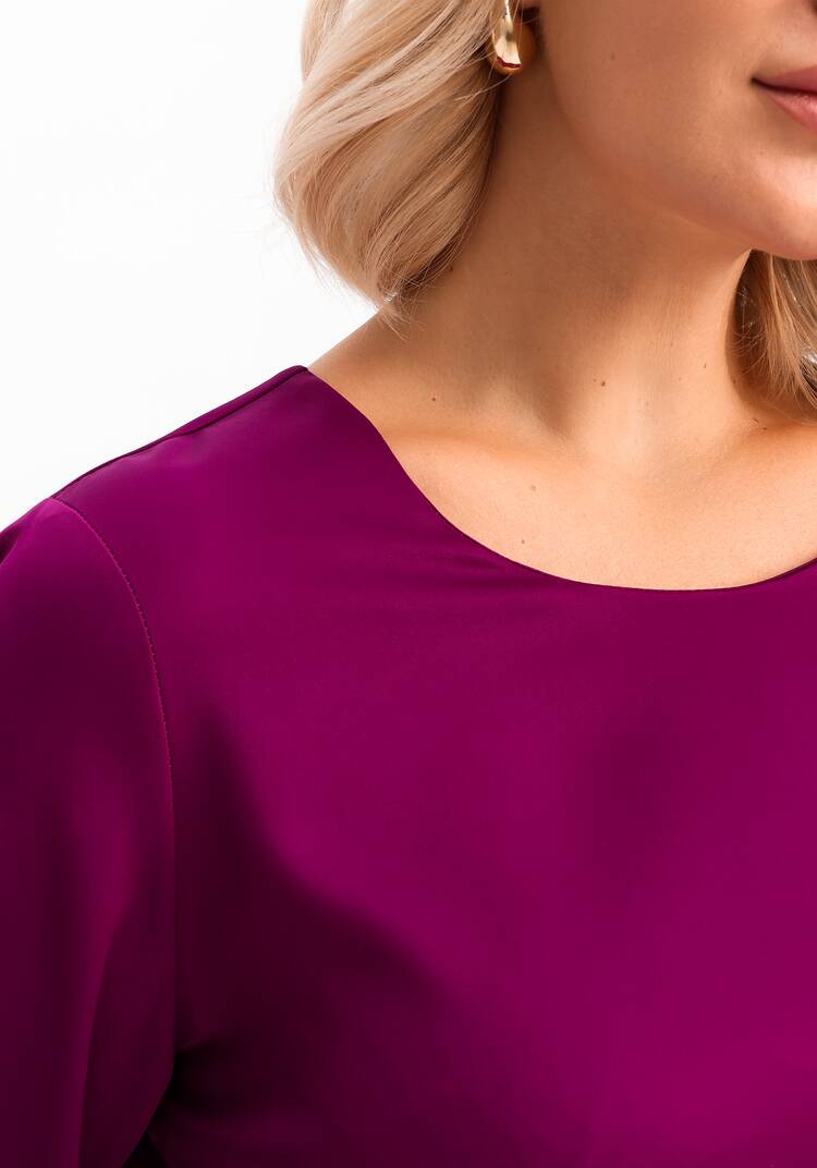 Блуза свободного кроя с шелком шир.  750, рис. 5