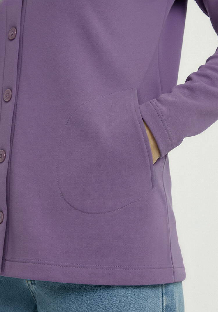 Кардиган на пуговицах утепленный шир.  750, рис. 31