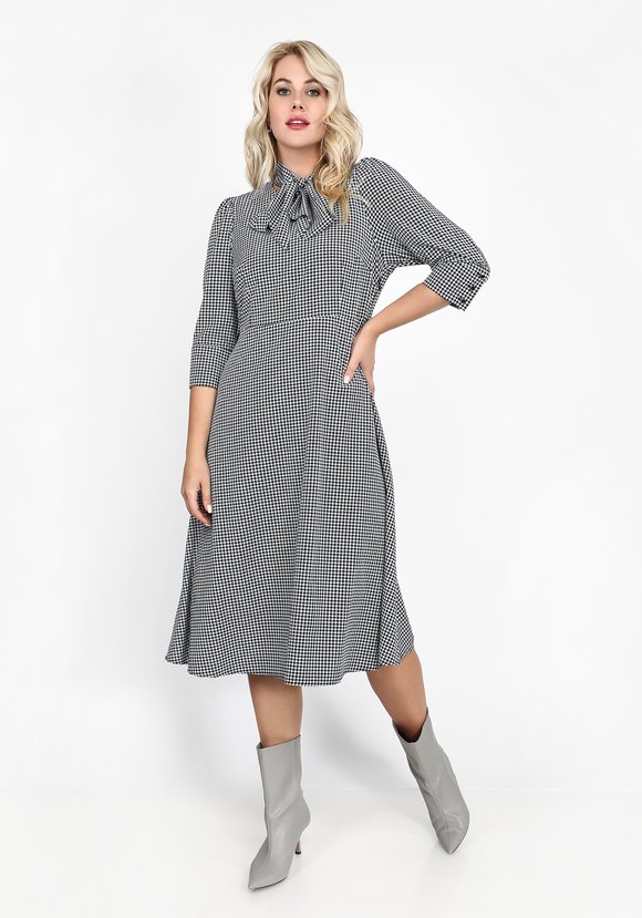 Платье со съемным бантом шир.  580, рис. 5