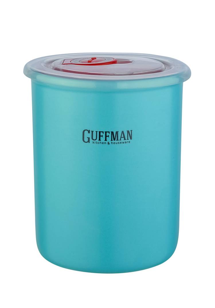 GUFFMAN Керамическая банка, голубого цв.,0,7л шир.  750, рис. 1