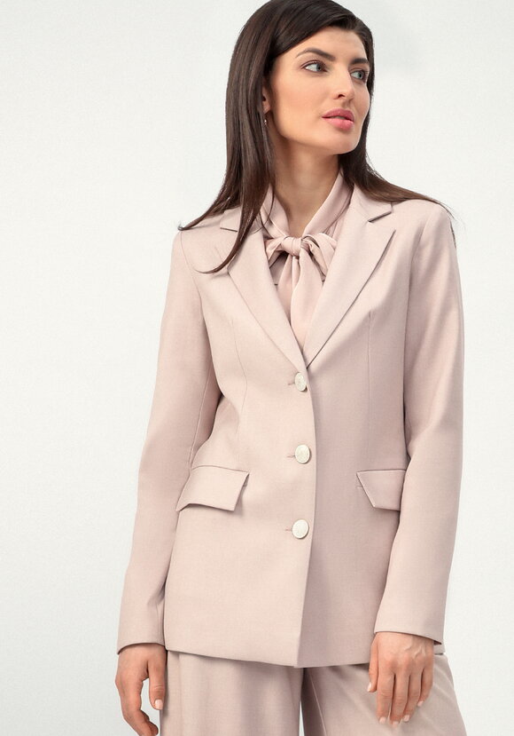 Пиджак на подкладке однобортный шир.  580, рис. 4