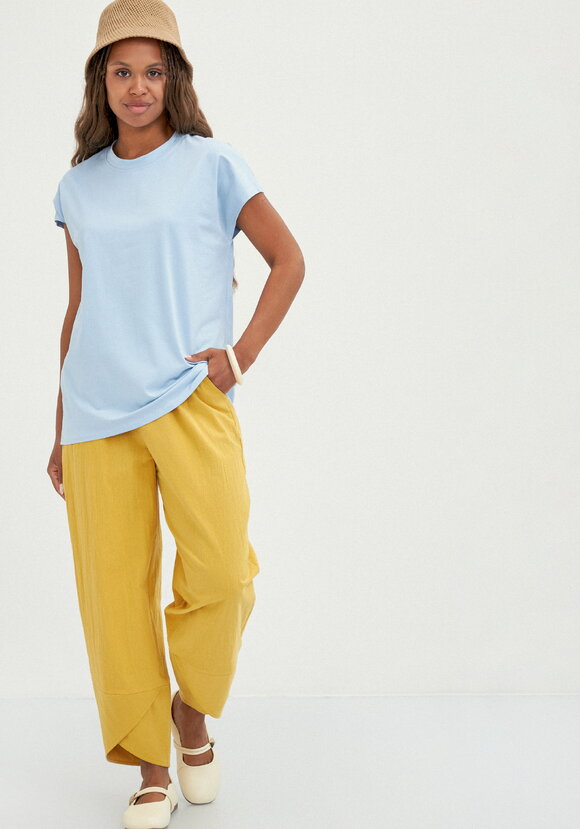 Футболка базовая со спущенным плечом шир.  580, рис. 22