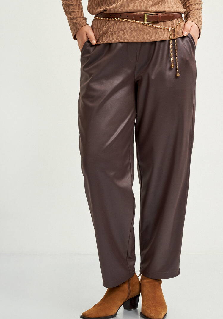 Брюки прямые с поясом на резинке шир.  750, рис. 10