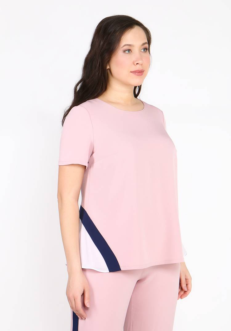 Блуза с коротким рукавом Мия шир.  750, рис. 9